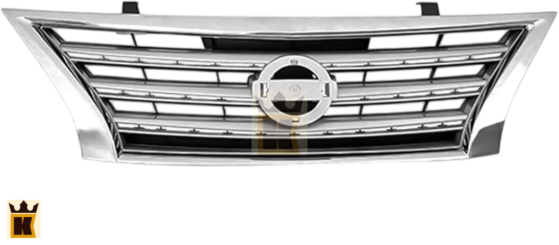 Nissan Sentra 2013-2015 Grille Upper Chrome Silver